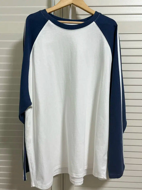 Partimento Line Raglan Long Sleeve Byun Woo-seok Ryu Seon-jae Wearing