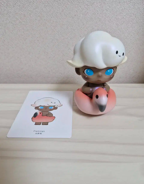 Pop Mart Retro Figure Dimoo Flamingo Version for Sale