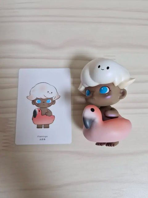 Pop Mart Retro Figure Dimoo Flamingo Version for Sale