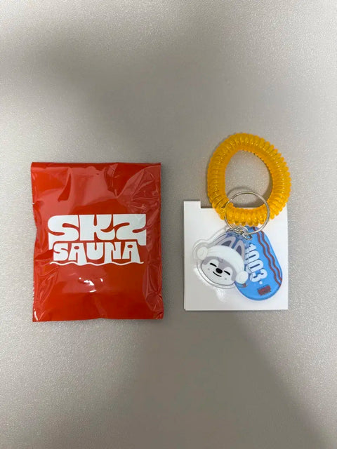 Stray Kids Sauna / Japan Pop-up SKIZOO Wolf Chan Sauna Bracelet Bang Chan