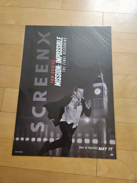 Mission Impossible: Dead Reckoning ScreenX Poster (Unopened)