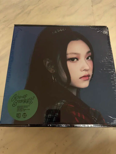 Unopened NewJeans album How Sweet & Bubble Gum