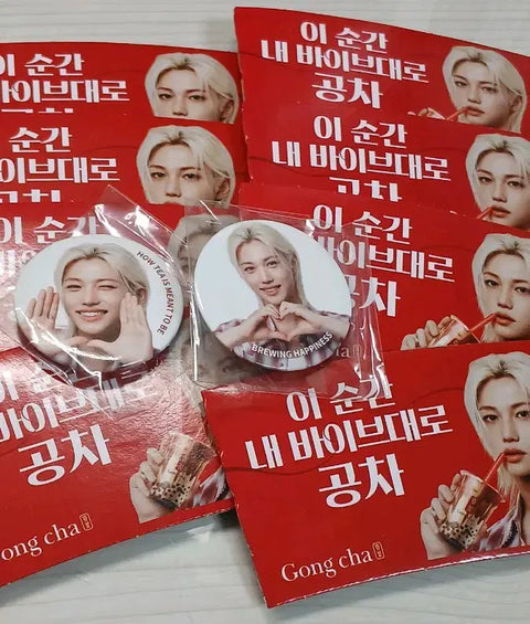Gong Cha Felix Cup Holder Badge