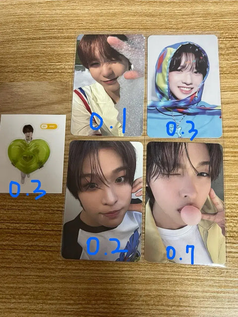 NCT Wish Pop Pop photocard sticker seal Sakuya Riku Ryo
