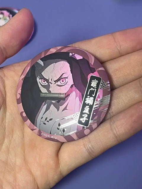 Nezuko can badge Demon Slayer pop-up