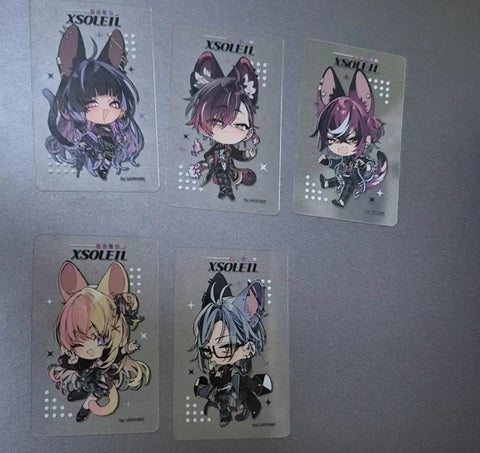 Nijisanji Ex Albio clear photocard set