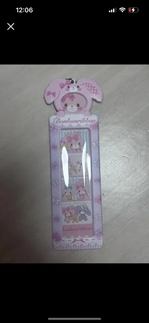 Sanrio Ribbon Bonbon Four-Cut Case Holder Photo Frame