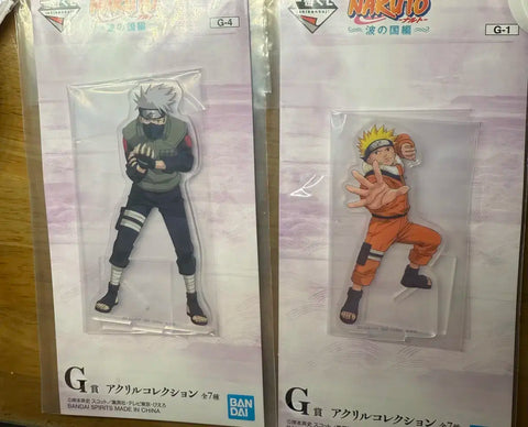 Naruto Wave Country Ichiban Kuji Lottery Acrylic Stand Kakashi / Naruto Bundle