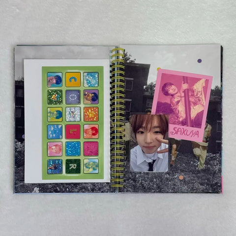 NCT Wish Color Photobook Album Limited Edition Sakuya Photocard + Polaroid