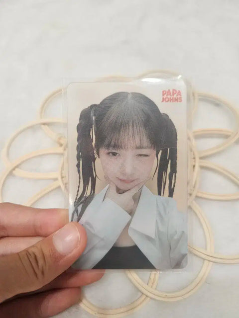 Selling Ive Rei Papa John's translucent photocard!