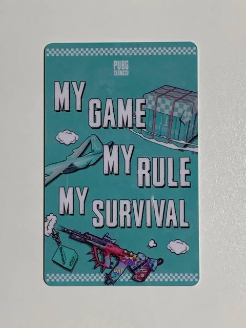 PUBG X G-Dragon Photocard PUBG Seongsu