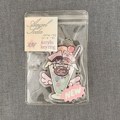 Garbage Time, Gabta, Heart-nim, Jongsu, Sangho, JongSang, Parfait Acrylic Keyring Goods