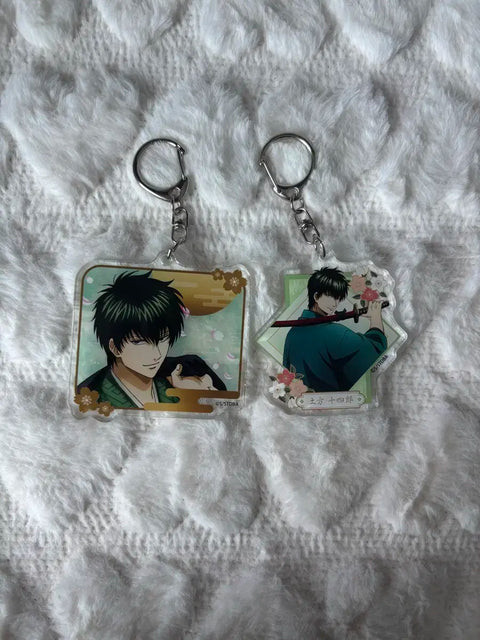 Gintama Hijikata Toshiro Acrylic Keychain 2-Piece Set