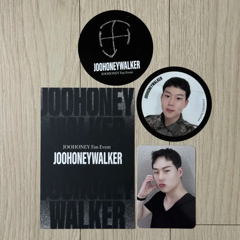 MONSTA X Jooheon Fan Event Fan Meeting Photocard Postcard Sticker Set Bundle