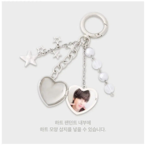 NCT Wish Heart Pendant Keyring Riku