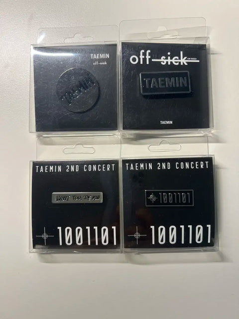 Taemin Concert Badge Bundle