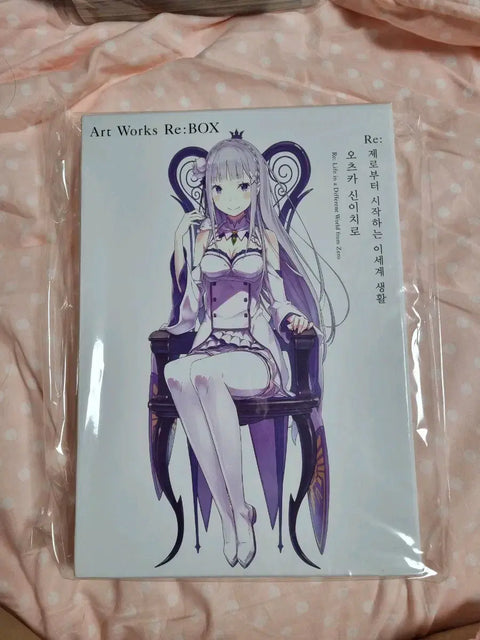 Re:Zero Art Book Limited Edition Emilia Rem Ram Subaru Bishoujo Illustration