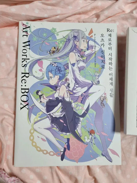 Re:Zero Art Book Limited Edition Emilia Rem Ram Subaru Bishoujo Illustration