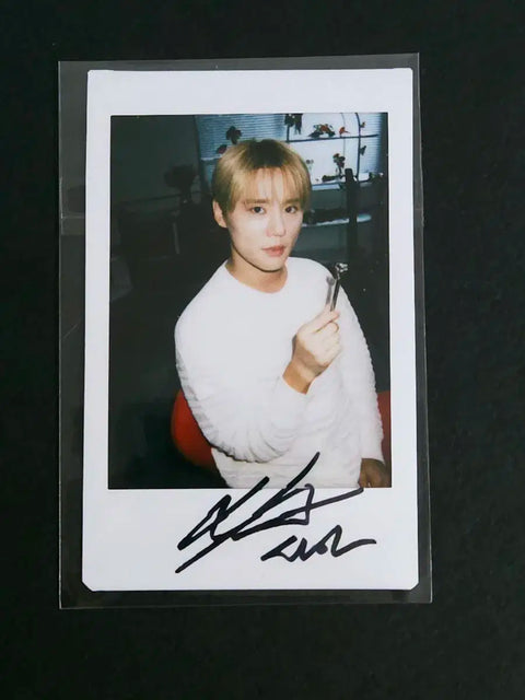 Kim Junsu Autographed Polaroid