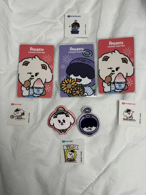 Watermelon Bulbasaur Poca Bulbasaur Ddiboo Seal LG Ddiboo Seal Embroidered Patch Yongmeong Bamgeut Heumnyaring