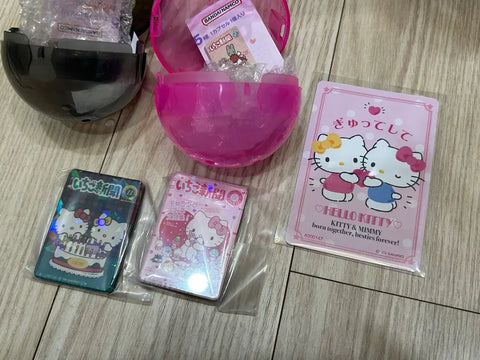 Sanrio Hello Kitty Ichigo Shimbun Card Gacha Strawberry News
