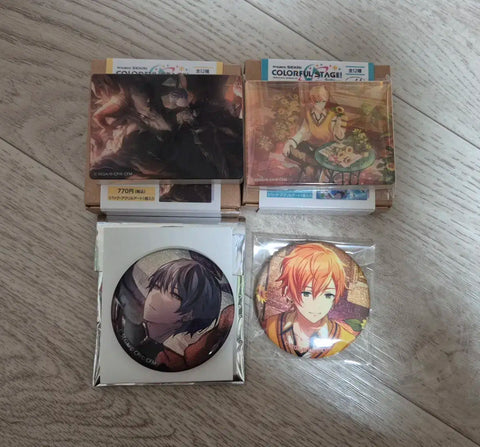 Project SEKAI Akito Sunflower, Touya White Day Can Badge Noble Art Transfer