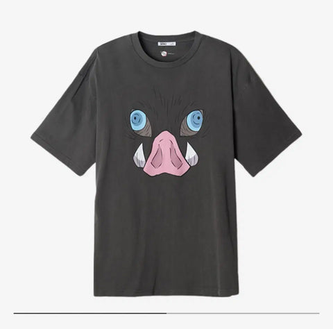 SPAO Demon Slayer Inosuke Short Sleeve T-shirt