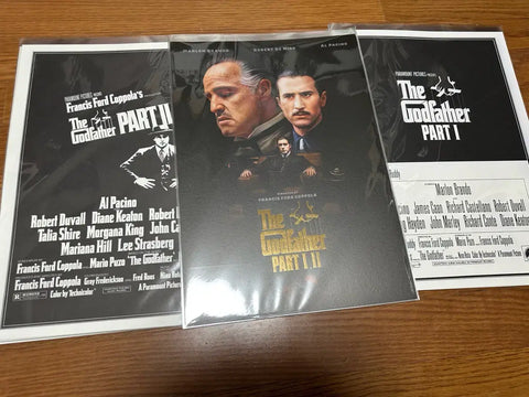 The Godfather Premiere Consecutive Screening Poster Set of 3