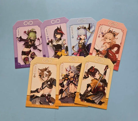 Genshin PC Lounge Omamori Photocard Poca