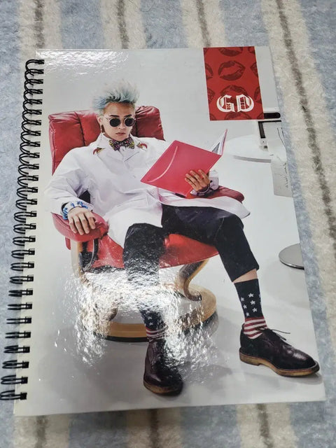 G-Dragon Kwon Ji-yong GD Note Spiral Notebook Official Merchandise Official License