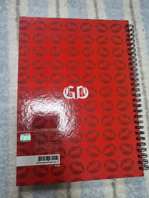 G-Dragon Kwon Ji-yong GD Note Spiral Notebook Official Merchandise Official License