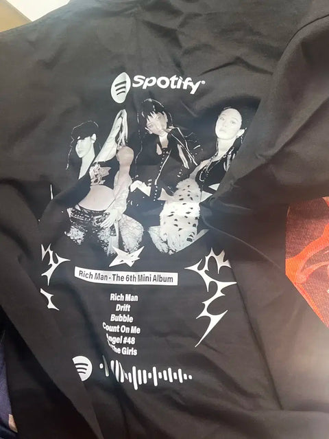 Spotify aespa Pop-up T-shirt L