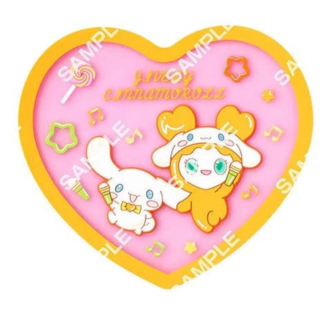 TWICE Sanrio Clear Coaster Gacha Full Set
