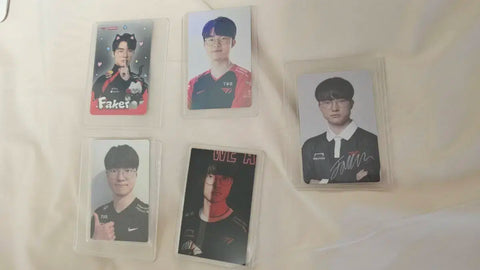 t1 Faker player photocard 5 types
