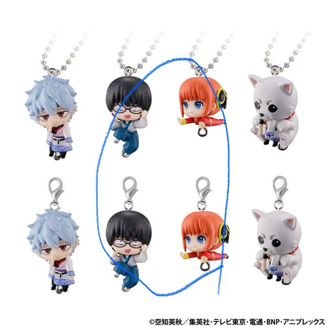Gintama Keychain Gacha Shinpachi Kagura Bundle