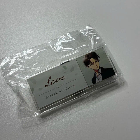 Levi Ackerman Walk Name Tag Acrylic Badge