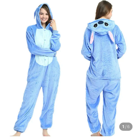 Stitch character pajamas animal pajamas
