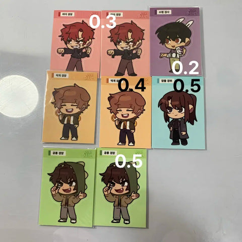 Sleepground Missing Class Band Ddibuseal Rader Deokgae Sleepground Dinosaur Suhyun Sticker Mystery Investigation Squad