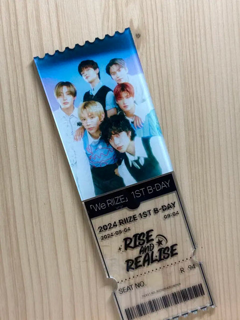 RIIZE unofficial goods 1st anniversary acrylic ticket lucky