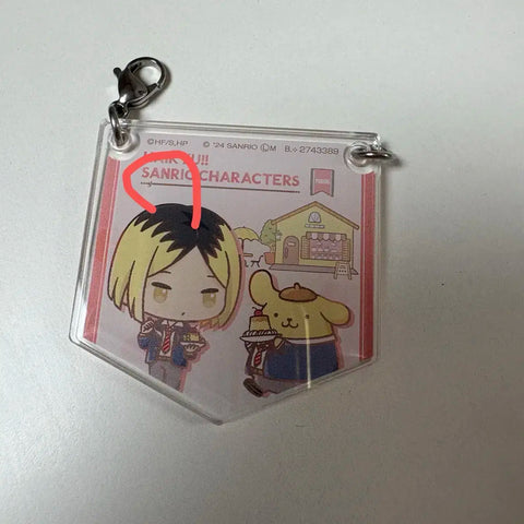 Haikyu Kenma All-Star Can Badge Beside Sanrio