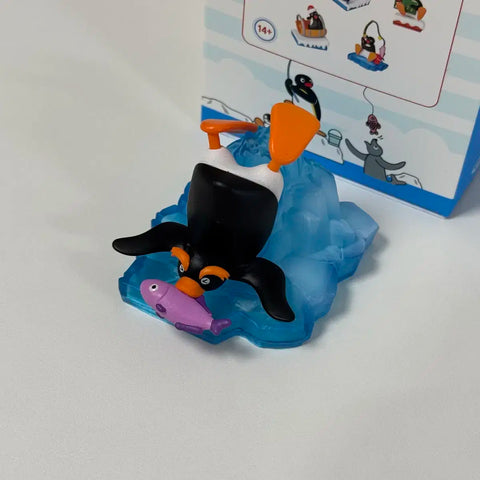 Olive Young Cosnori Collaboration Pingu Random Figure Fall Down
