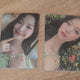 promise_9 Baek Jiheon photocard 2ea as set memento box memory version