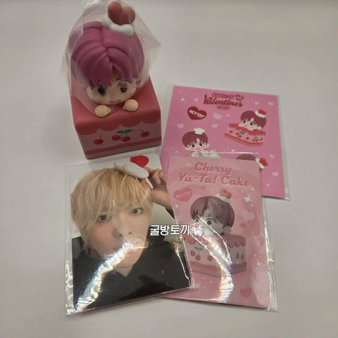 NCT 127 Yuta Valentine Cake Figure + Photocard Transfer