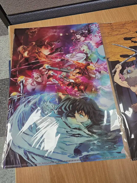 Selling Demon Slayer pop-up store exclusive photobook.