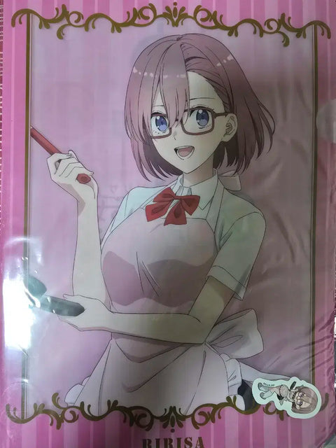 2.  5 Dimensional Seduction DMM Kuji D Prize Amano Ririsa Clear File & Stickers Unopened