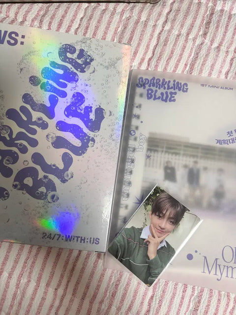 TWS Sparkling Blue Unsealed Album + Jihoon Photocard PC