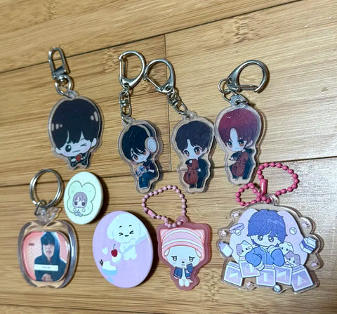 Rise Anton Sunghan Goods Lucky Draw Acrylic Keyring Pin Badge Bulk Transfer Unofficial Goods