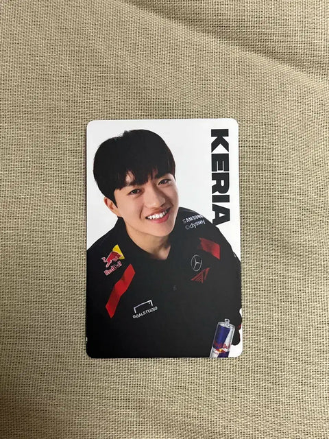 T1 Keria Red Bull photocard