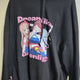Selling an Isegye Idol pop-up store black hoodie.