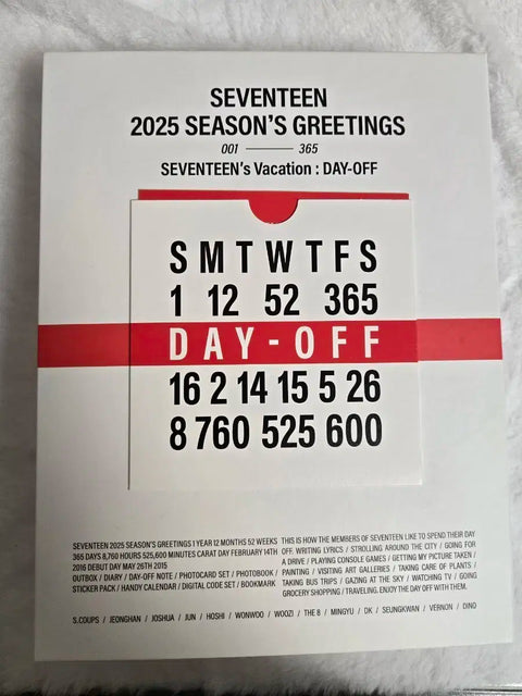 Seventeen 2025 Season's Greetings Unboxing